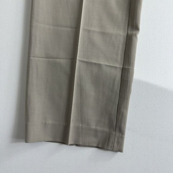 Hugo Boss Cagan Pants Mens 38R Solid Beige Wool Blend Flat Front Slacks - Picture 7 of 10